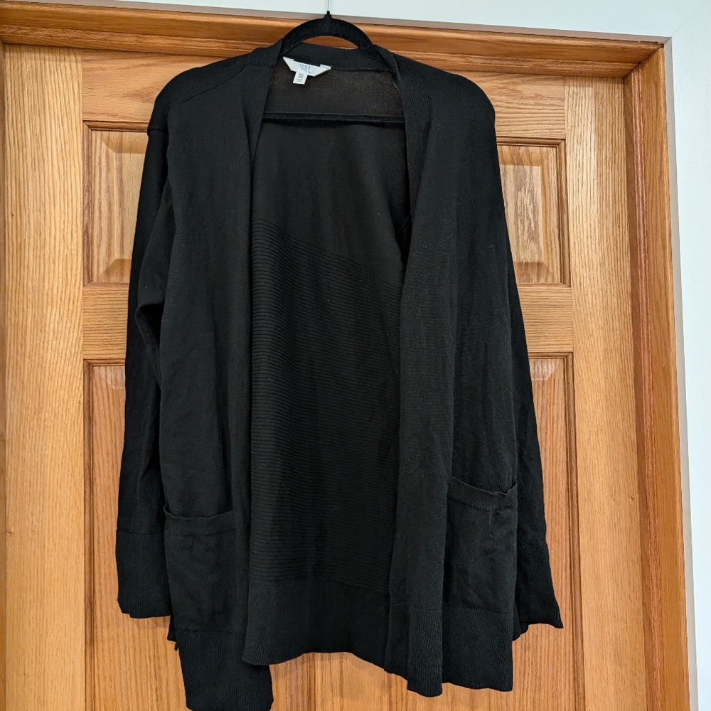Time and Tru 2XL Black Cardigan